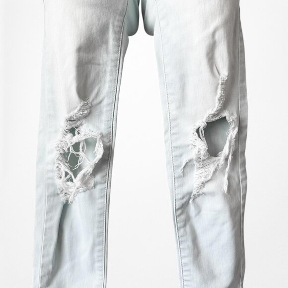 American Eagle Outfitters Mid Rise Ripped Knee Distressed Jegging Jeans Size XS - Picture 5 of 8